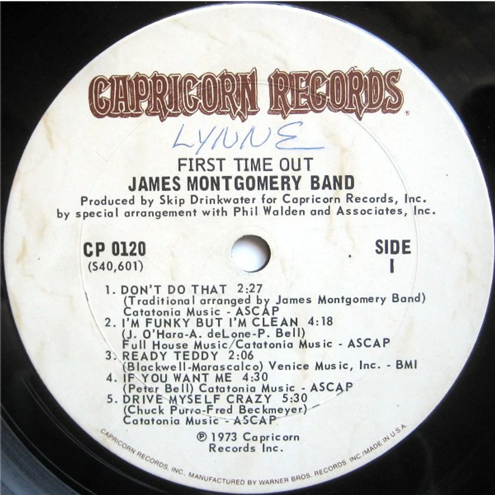 James Montgomery Band - First Time Out