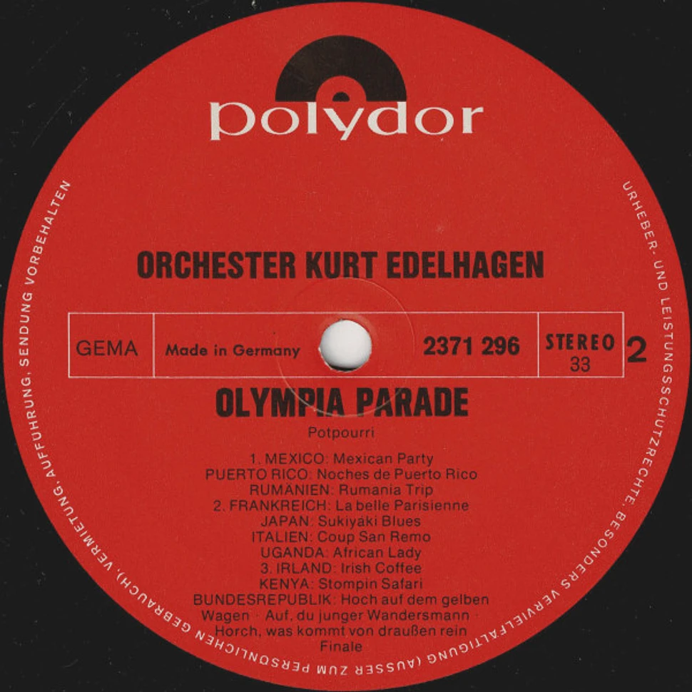 Orchester Kurt Edelhagen - Olympia Parade (Original-Musiken Zum Einzug Der Nationen 26. August 1972 - XX. Olympische Spiele München 1972)