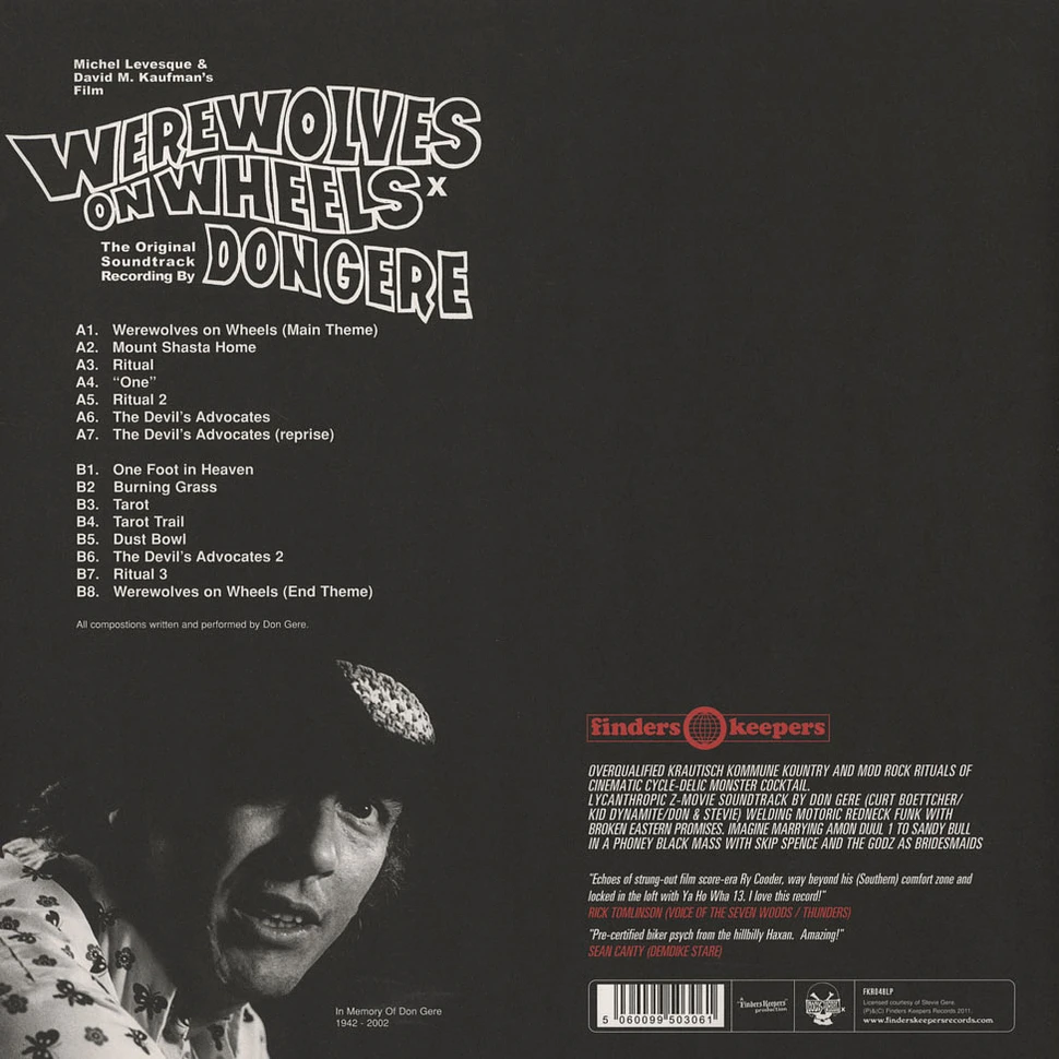 Don Gere - Werewolves On Wheels