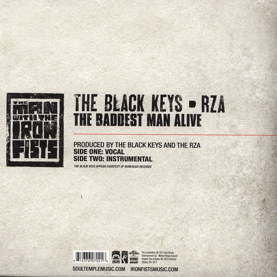 The Black Keys & RZA - The Baddest Man Alive