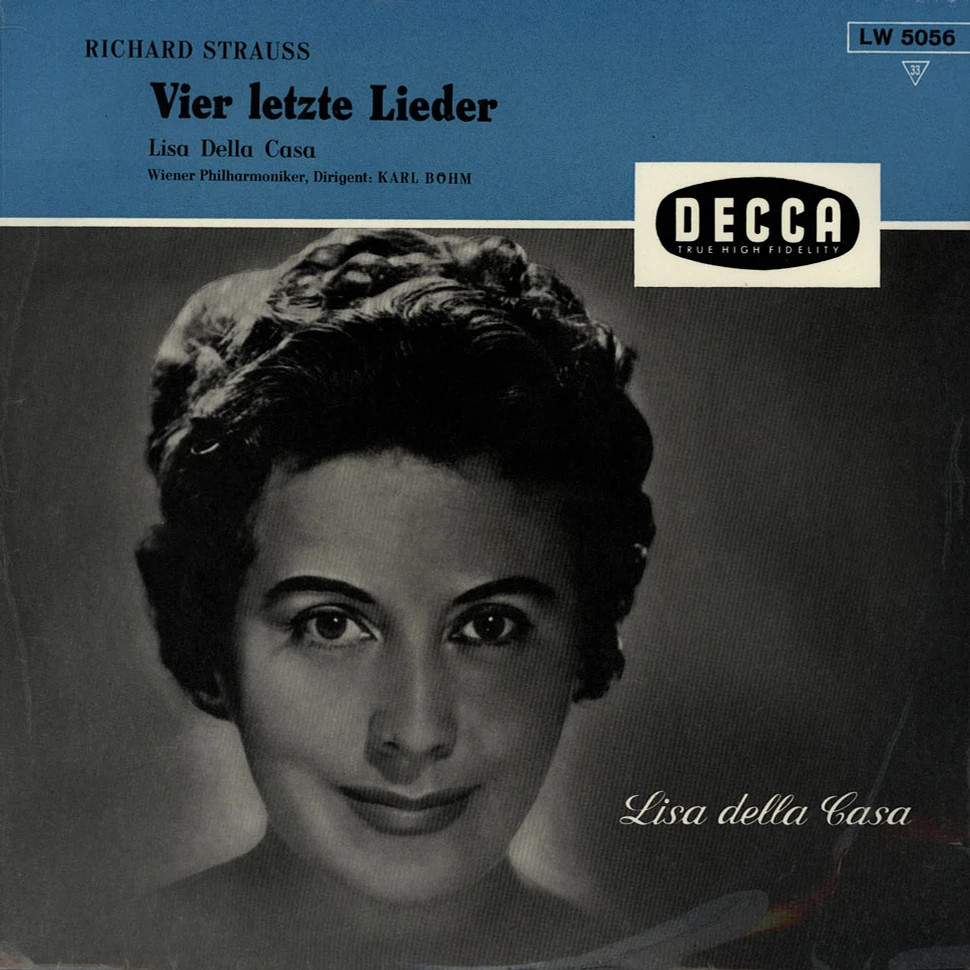 Richard Strauss / Lisa Della Casa / Böhm / Wiener Philharmoniker - Vier Letzte Lieder / Four Last Songs