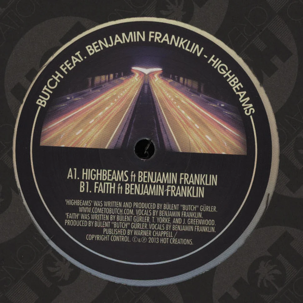 Butch feat. Benjamin Franklin - Highbeams