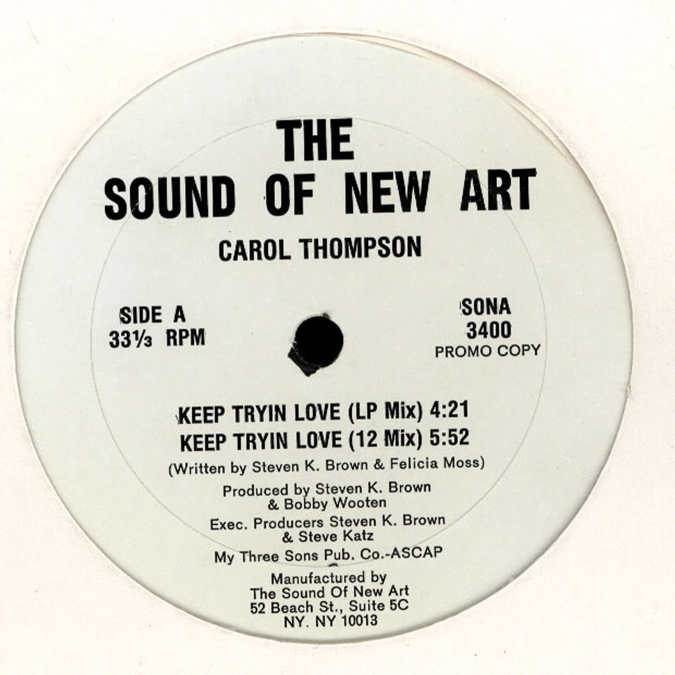 Carol Thompson - Keep Tryin Love