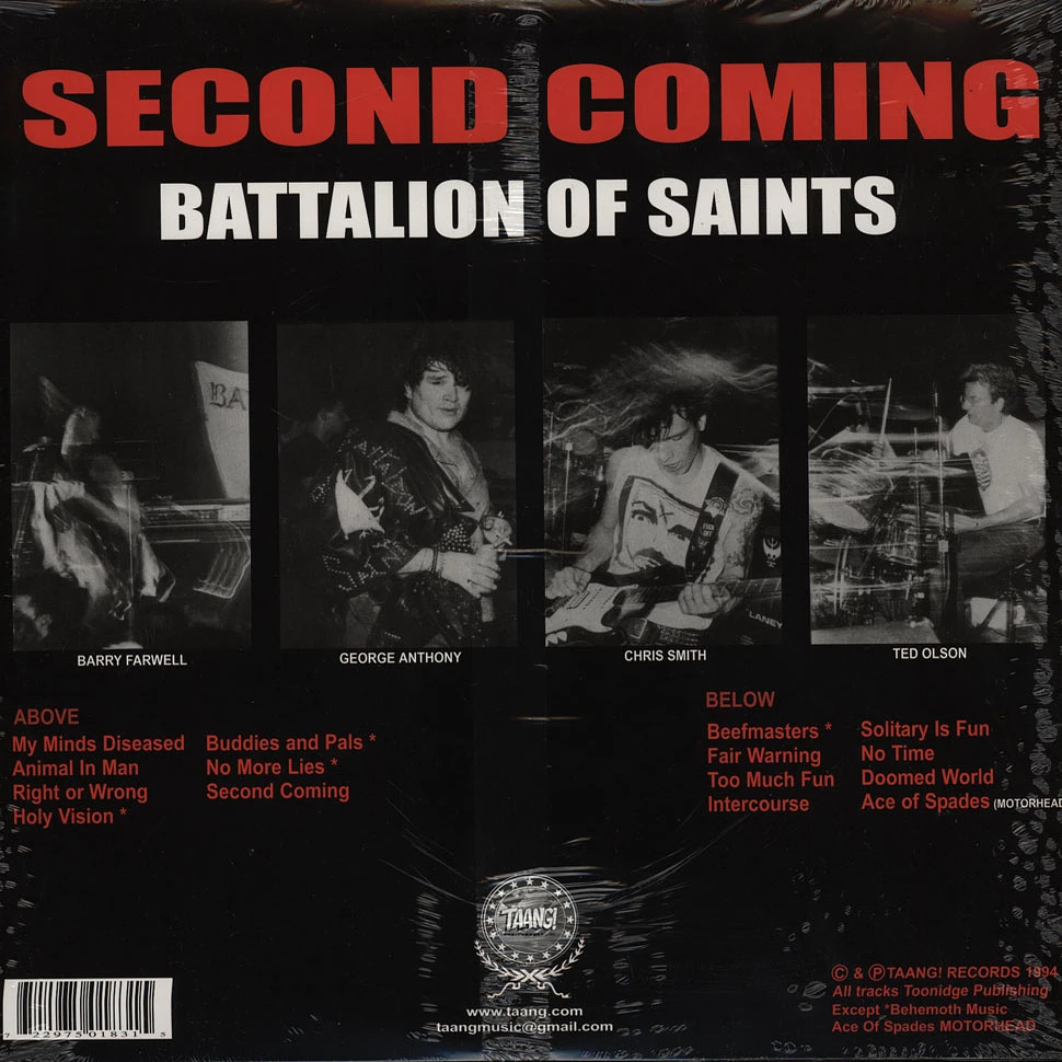 Battalion Of Saints - Second Coming/live At Cbgb's 1984
