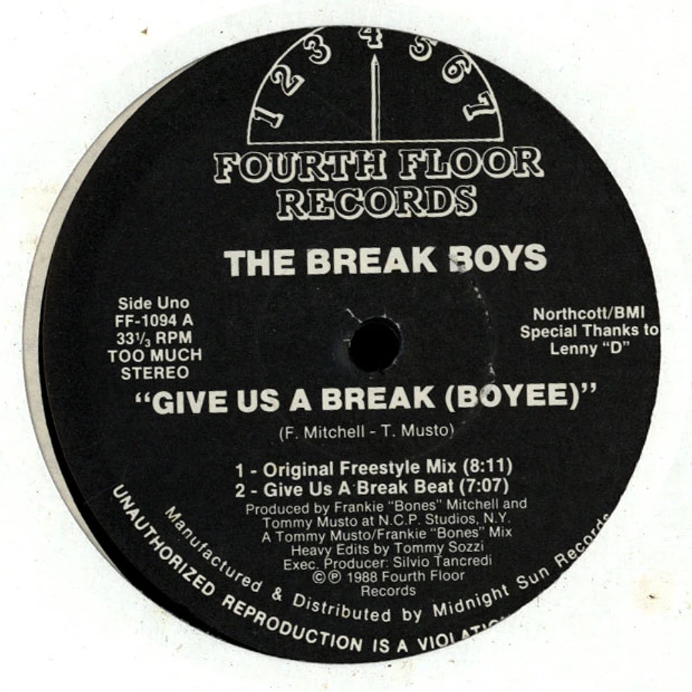The Break Boys - Give Us A Break (Boyee)