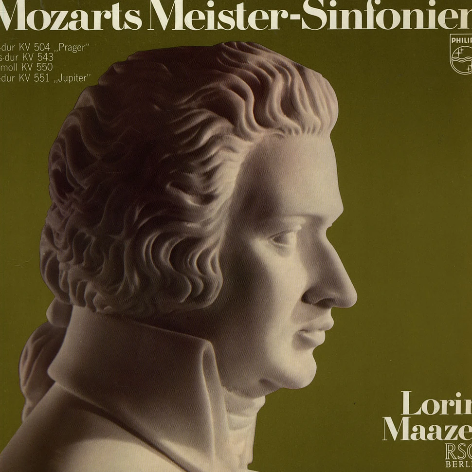 Wolfgang Amadeus Mozart - Lorin Maazel / Radio-Symphonie-Orchester Berlin - Symphonies N° 38 / 39 / 40 / 41