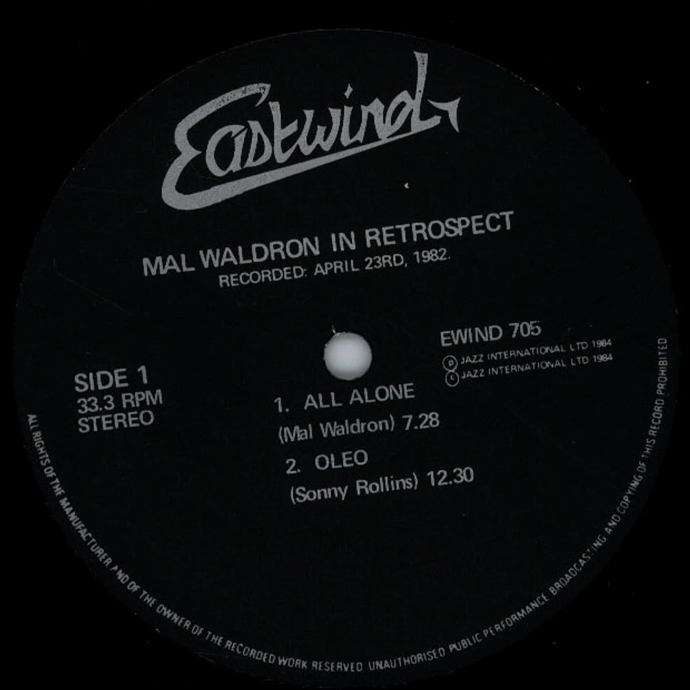 Mal Waldron - In Retrospect
