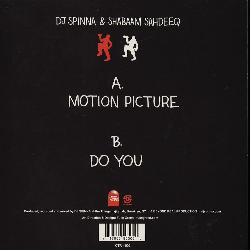 DJ Spinna & Shabaam Sahdeeq - Motion Picture