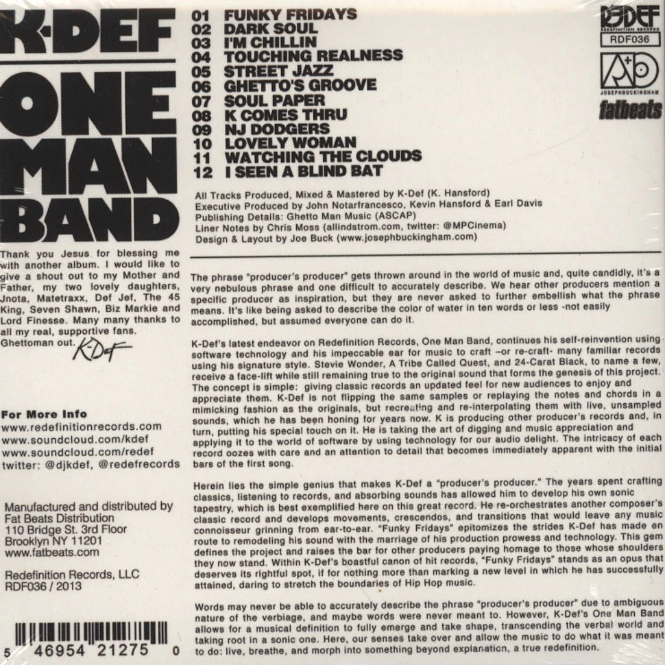 K-Def - One Man Band