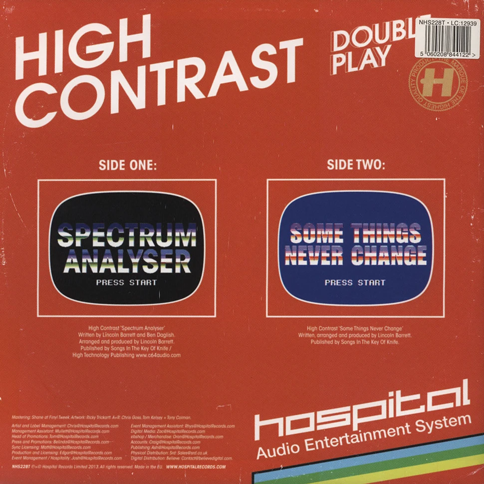 High Contrast - Spectrum Analyser