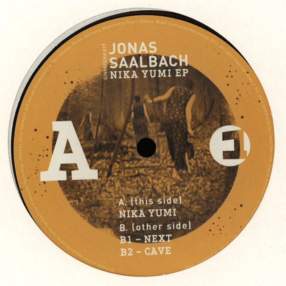 Jonas Saalbach - Nika Yumi EP