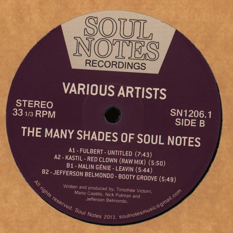 V.A. - Many Shades Of Soul Notes Volume 1