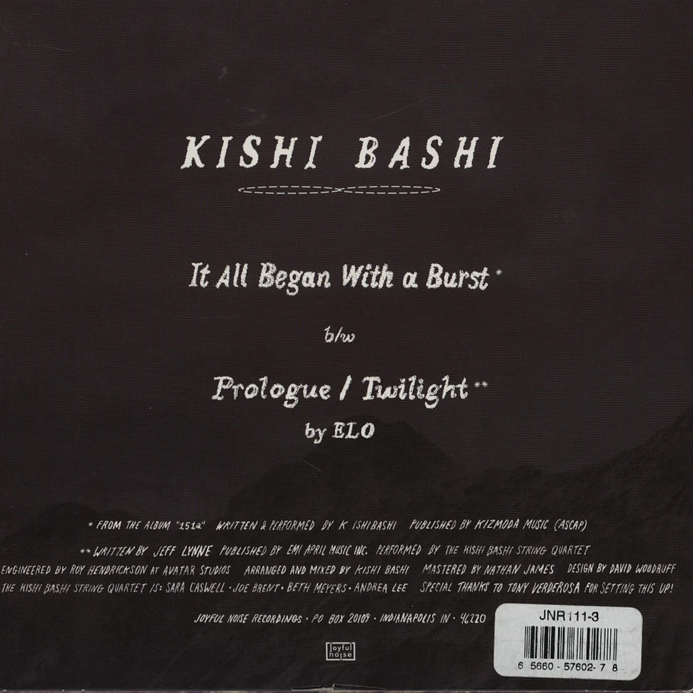 Kishi Bashi - It All Began With A Burst / Prologue / Twilight
