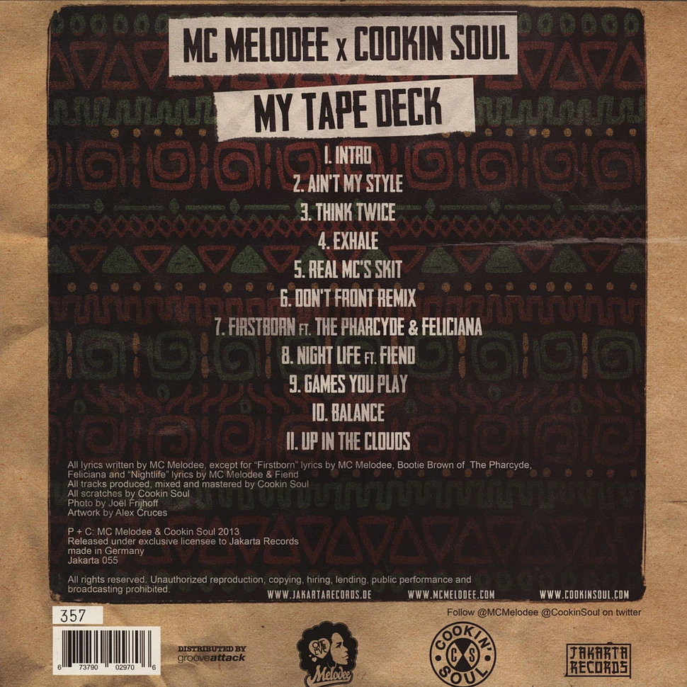 MC Melodee of La Melodia X Cookin' Soul - My Tape Deck