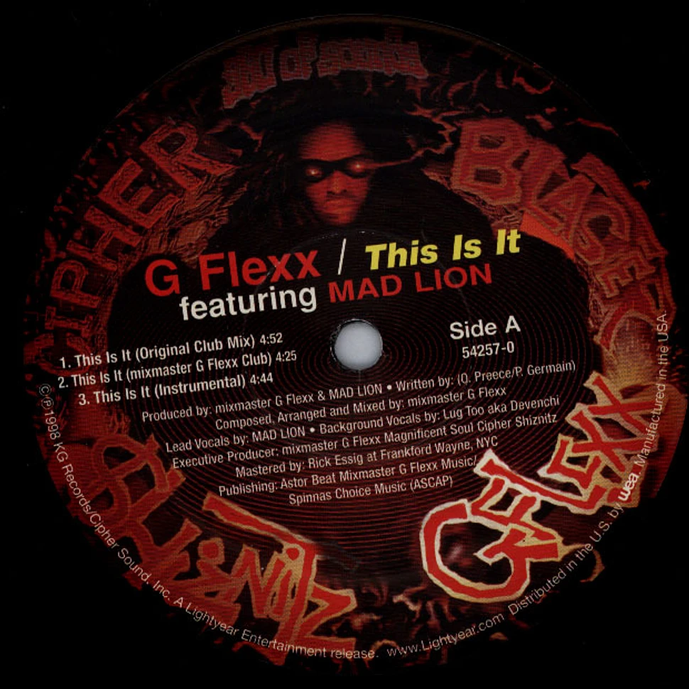 MIX MASTER G-Flexx Featuring Mad Lion - This Is It