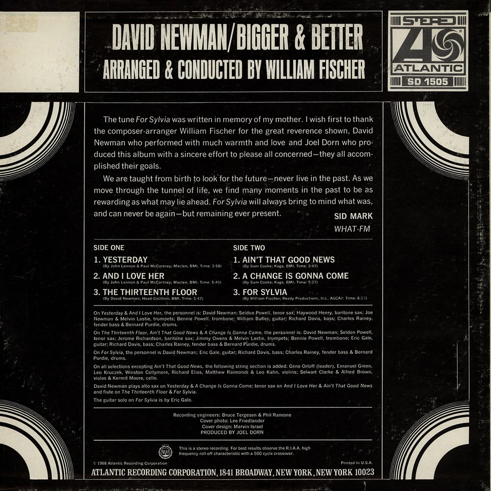 David Newman - Bigger & Better