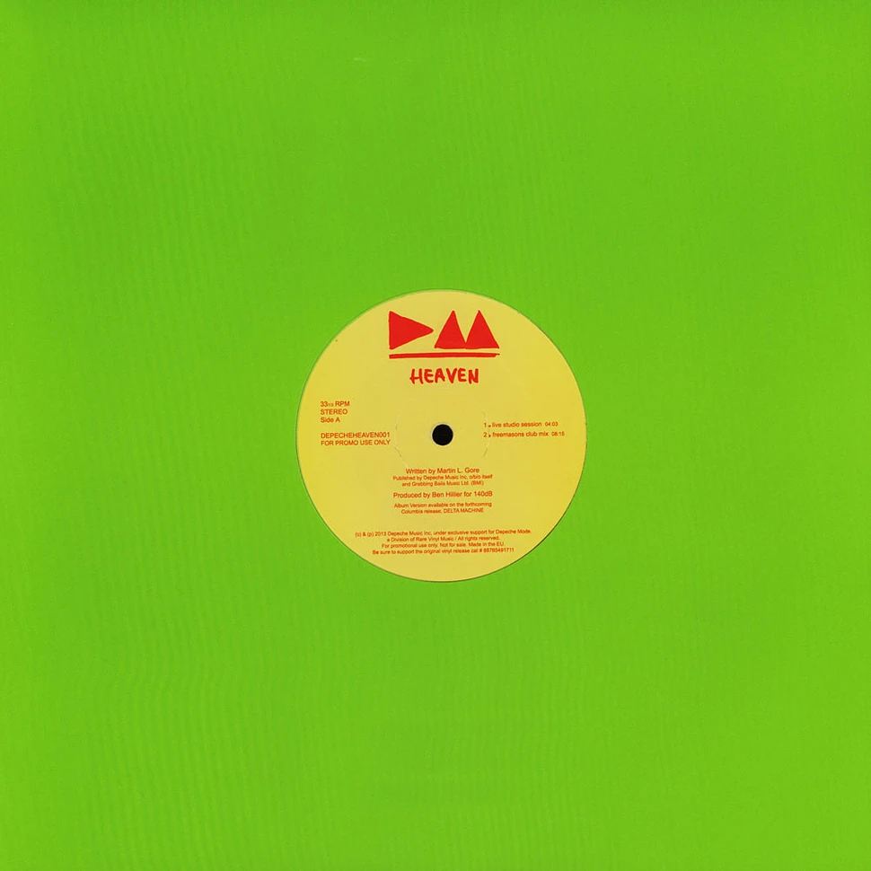 Depeche Mode - Heaven Remixes Colored Vinyl Edition