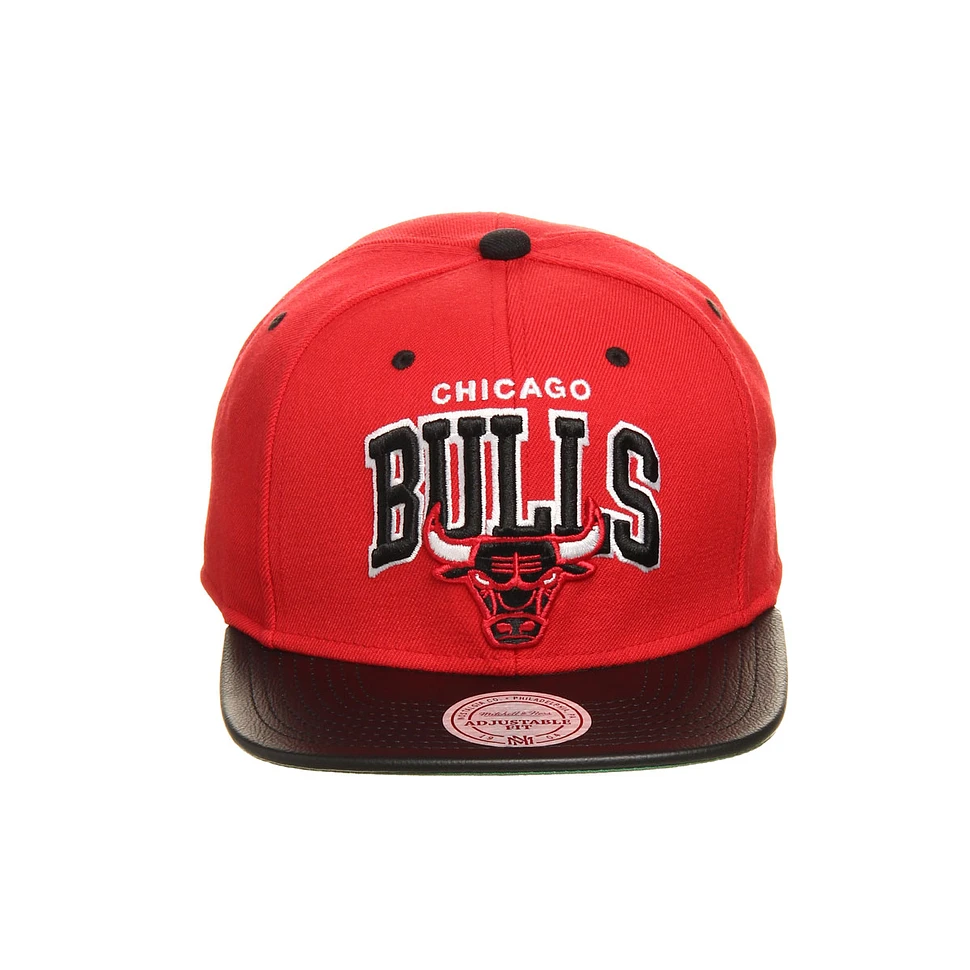 Mitchell & Ness - Chicago Bulls NBA Leather Team Arch Snapback Cap