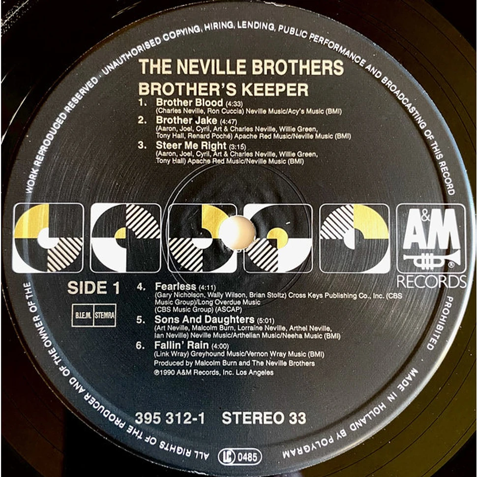 The Neville Brothers - Brother's Keeper