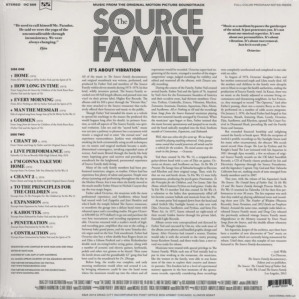 Father Yod & The Source Family - OST The Source Family