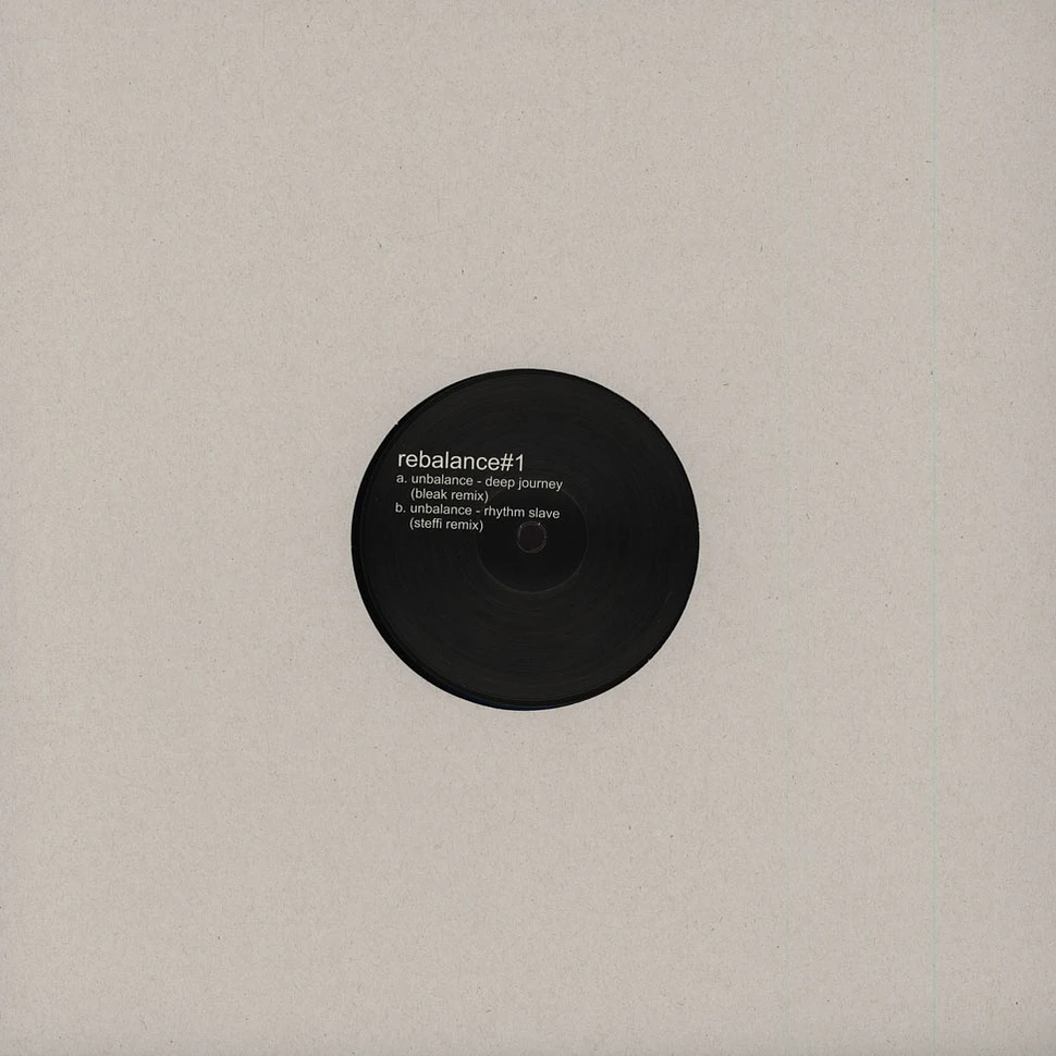 Unbalance - Deep Journey/ Rhythm Slave Remixes By Bleak & Steffi