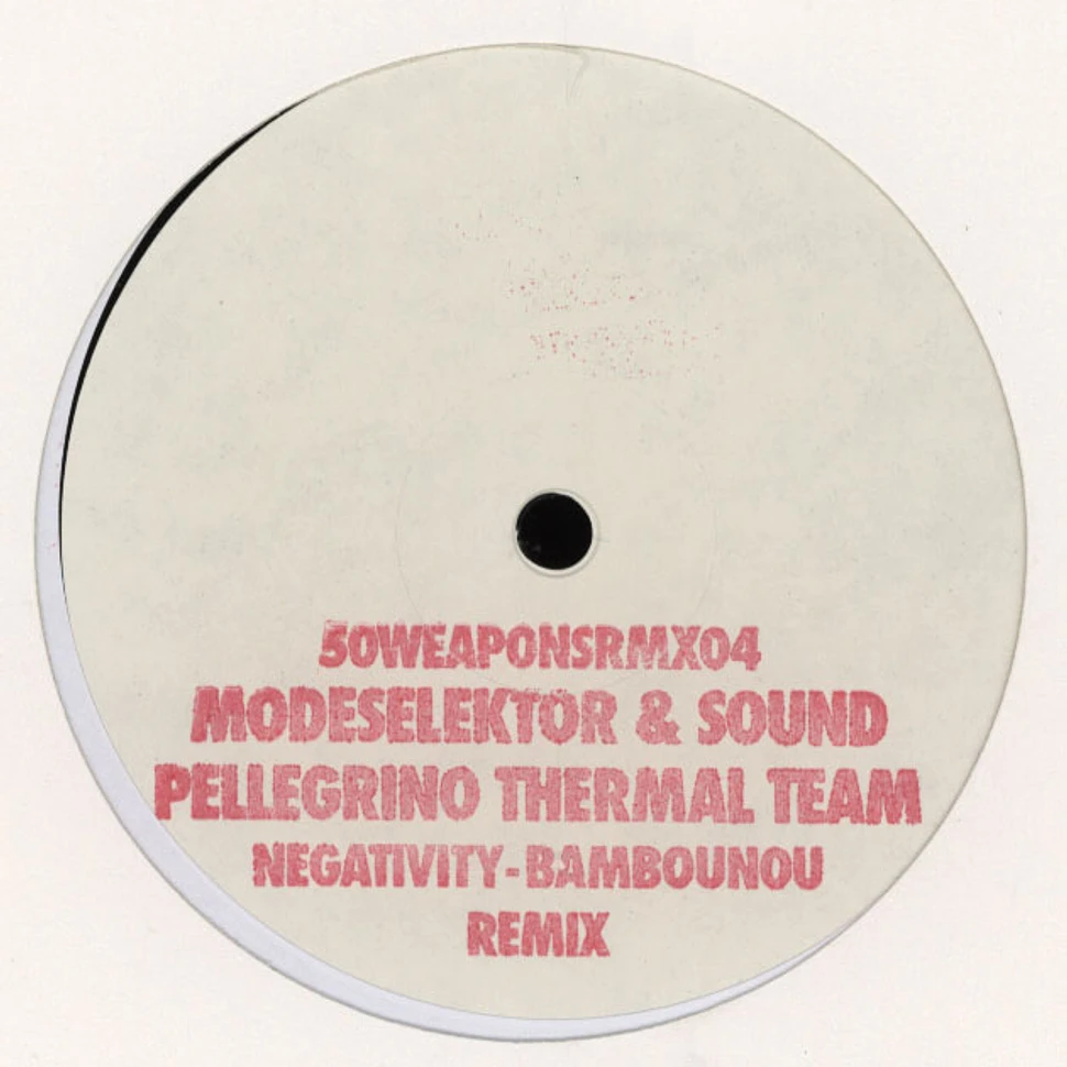 Modeselektor / Sound Pellegrino Thermal T. - Negativity Bambounou Remix