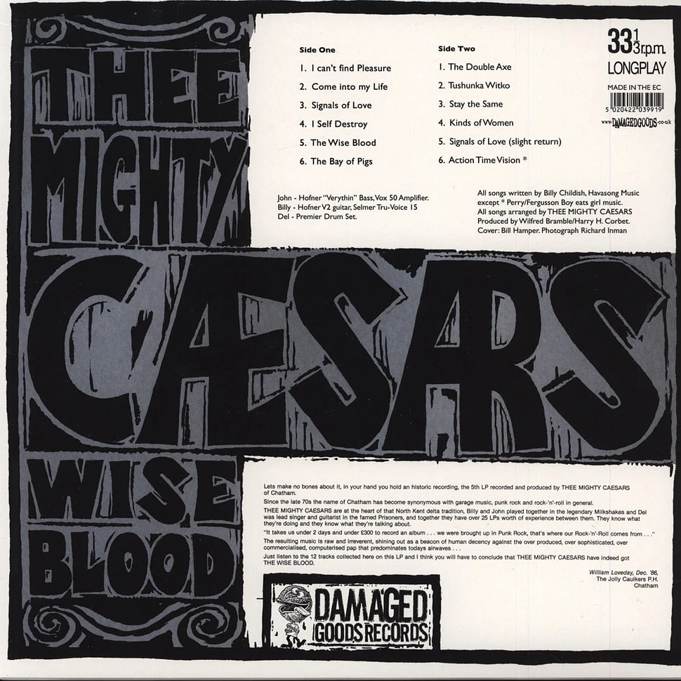 Thee Mighty Caesars - Wiseblood