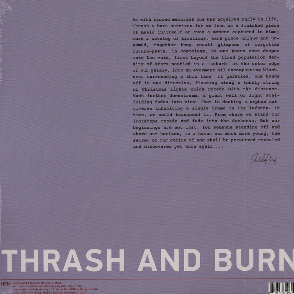 Ariel Pink - Thrash & Burn