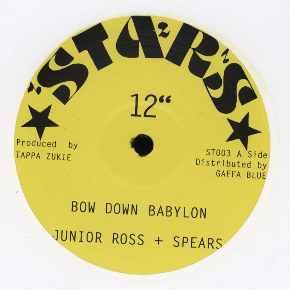 Jr. Ross & The Spears / Tappa Zukie / Zukie Stars - Bow Down Babylon / Me God And Dem / Bow Down Horns