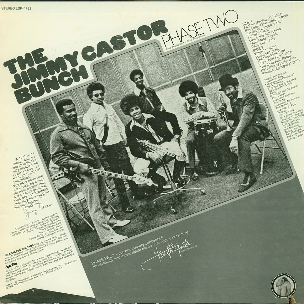 The Jimmy Castor Bunch - Phase Two