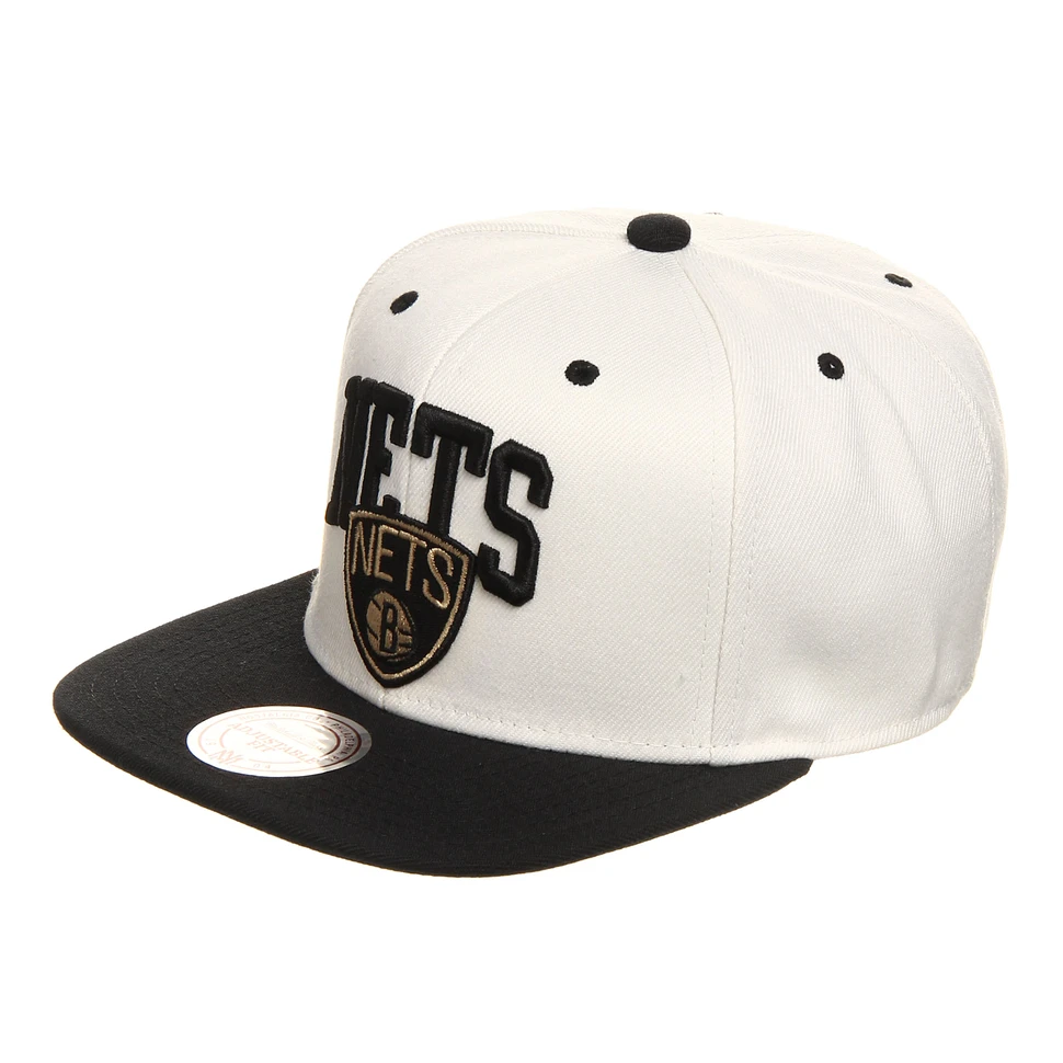 Mitchell & Ness - Brooklyn Nets NBA Cream Arch Snapback Cap
