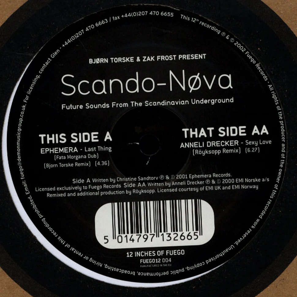 V.A. - Bjørn Torske & Zak Frost Presents: Scando-Nøva (Album Sampler)