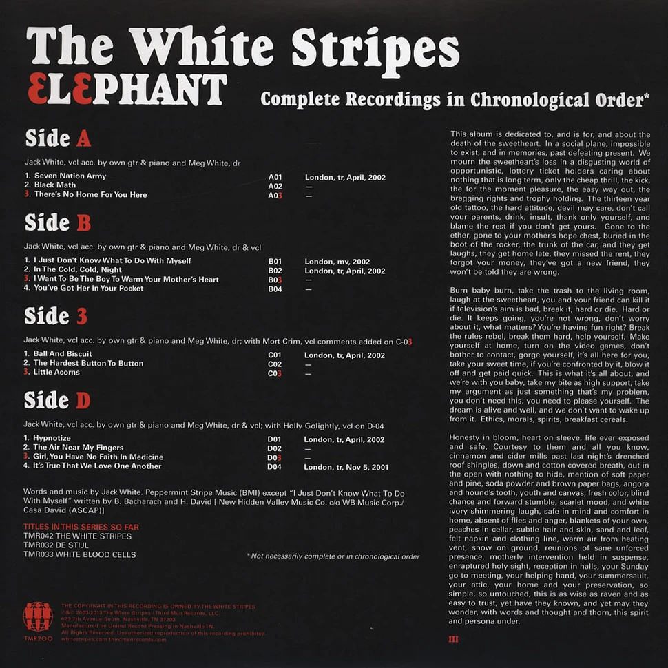 The White Stripes - Elephant