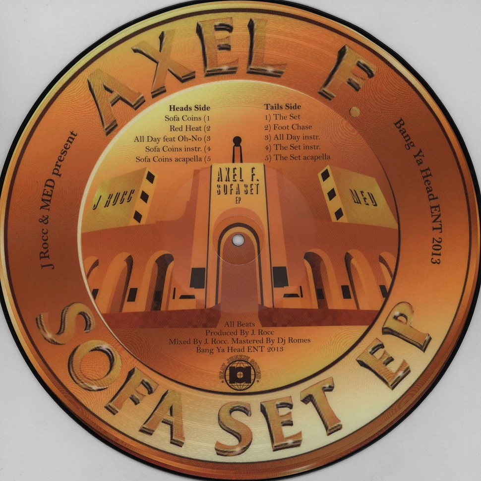 Axel F. (J.Rocc & MED) - Sofa Set EP Picture Disc Edition
