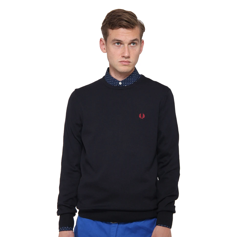 Fred Perry - Classic Tipped Crewneck Sweater