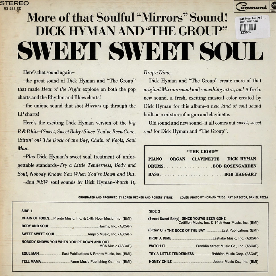 Dick Hyman And The Group - Sweet Sweet Soul
