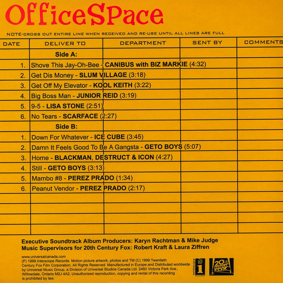 V.A. - OST Office Space