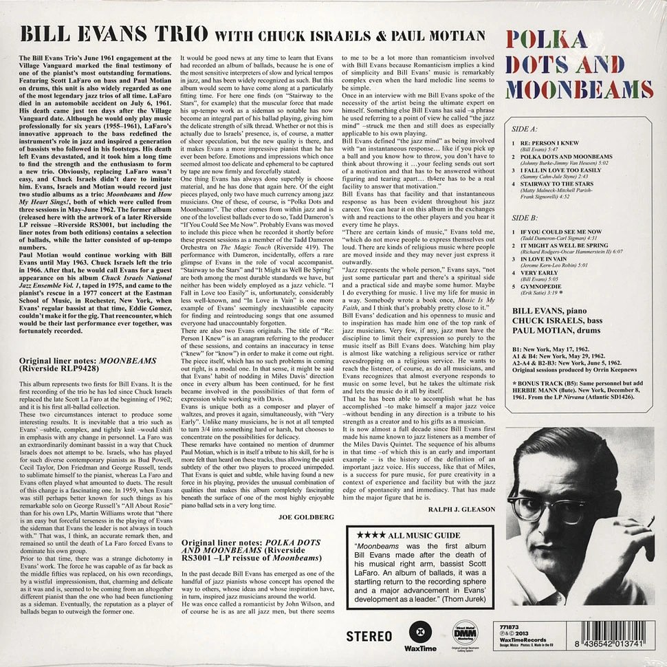 Bill Evans - Polka Dots & Moonbeams