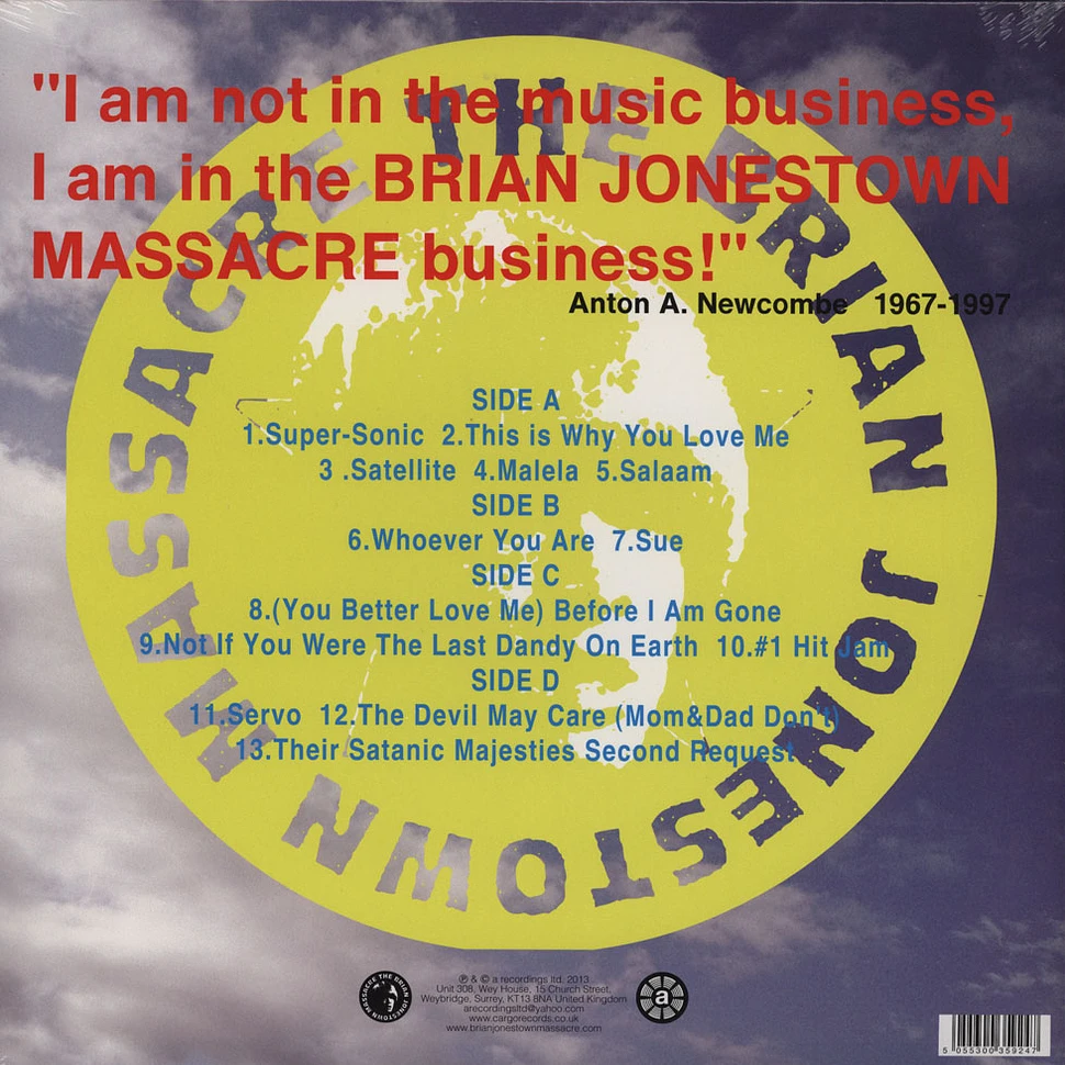 The Brian Jonestown Massacre - Give It Back! Blue Vinyl Edition