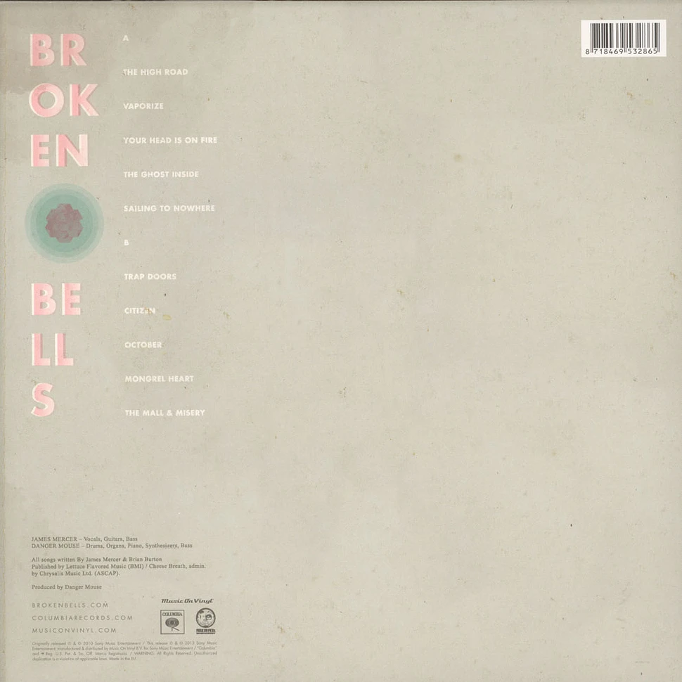 Broken Bells (James Mercer of The Shins & Danger Mouse) - Broken Bells