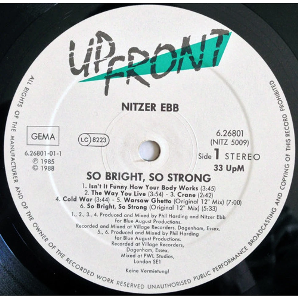 Nitzer Ebb - So Bright, So Strong