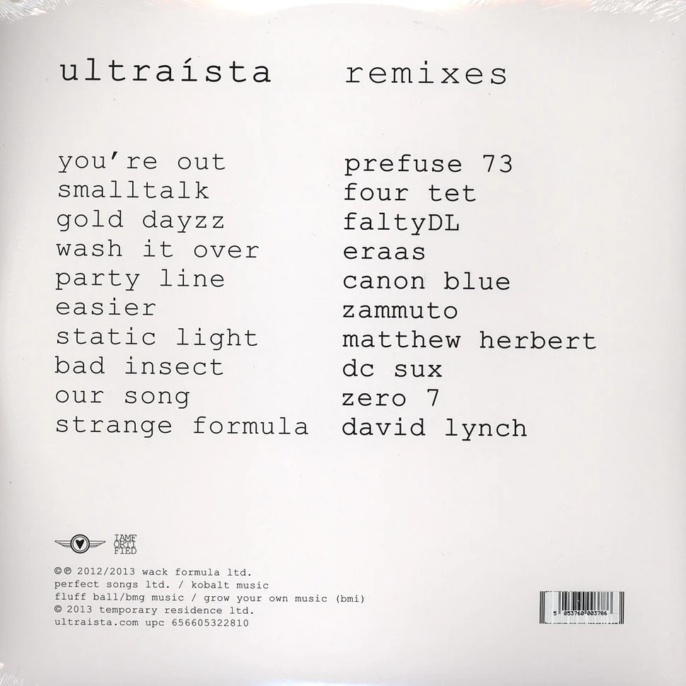 Ultraista - Remixes