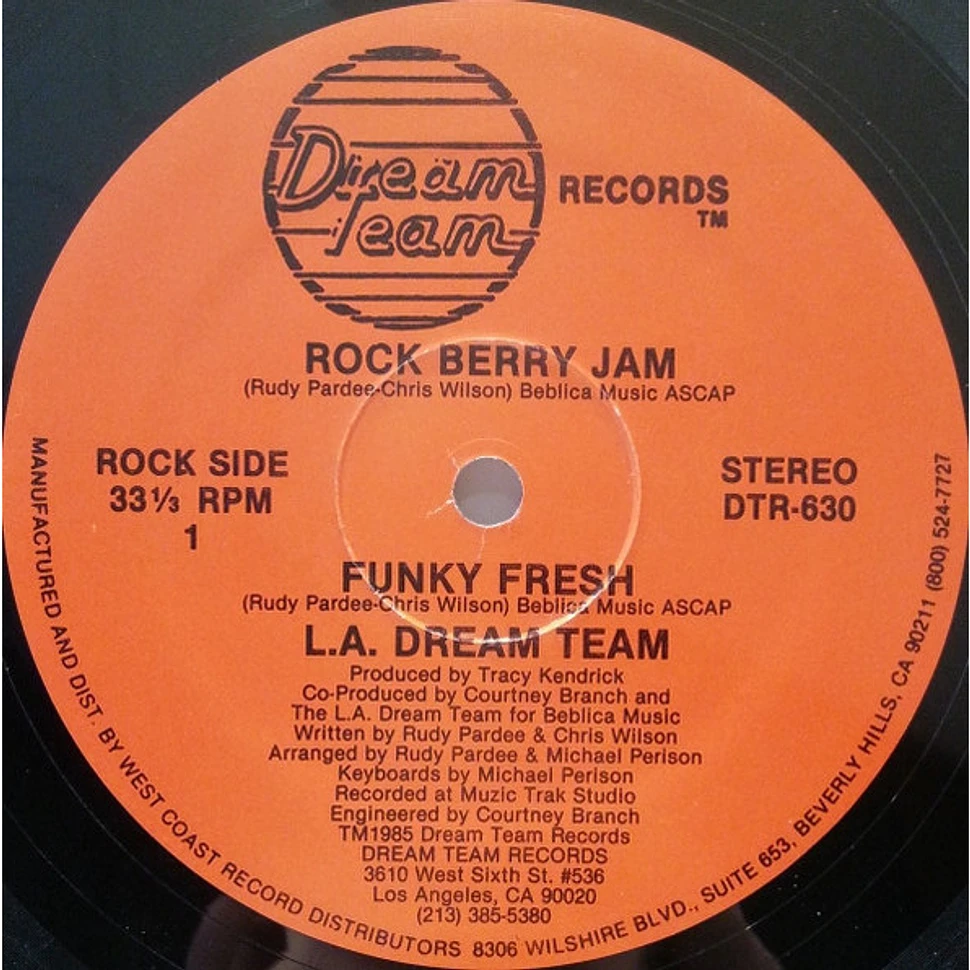 L.A. Dream Team - Rockberry Jam With Funky Fresh