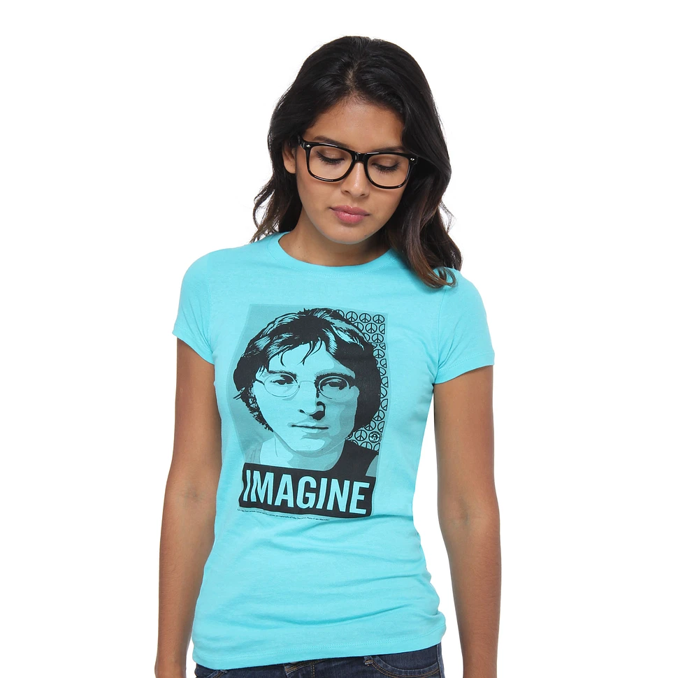 John Lennon - Imagine Square Photo Women T-Shirt