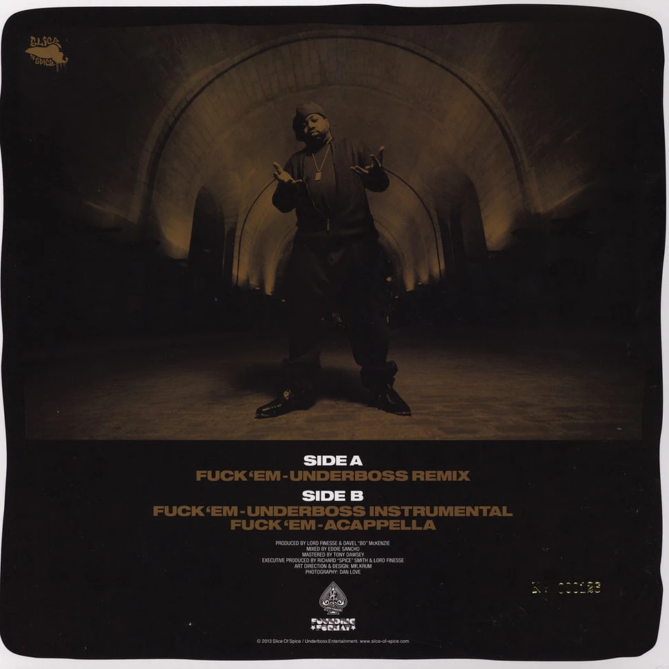 Lord Finesse - Fuck ‘Em Underboss Remix White Vinyl Edition