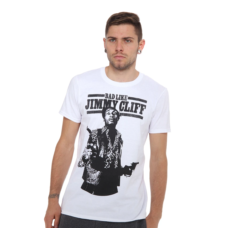 Jimmy Cliff - Black N White Guns T-Shirt