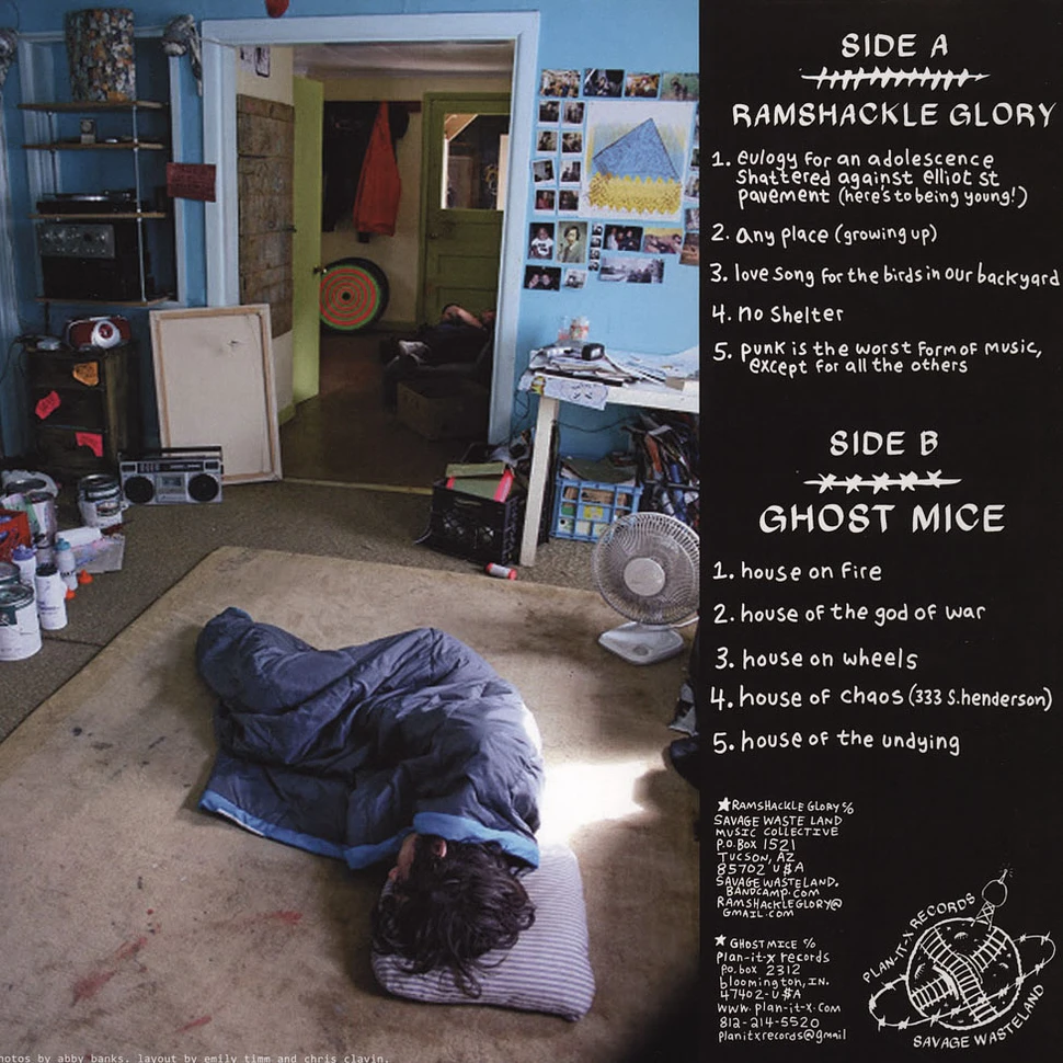 Ghost Mice / Ramshackle Glory - Split