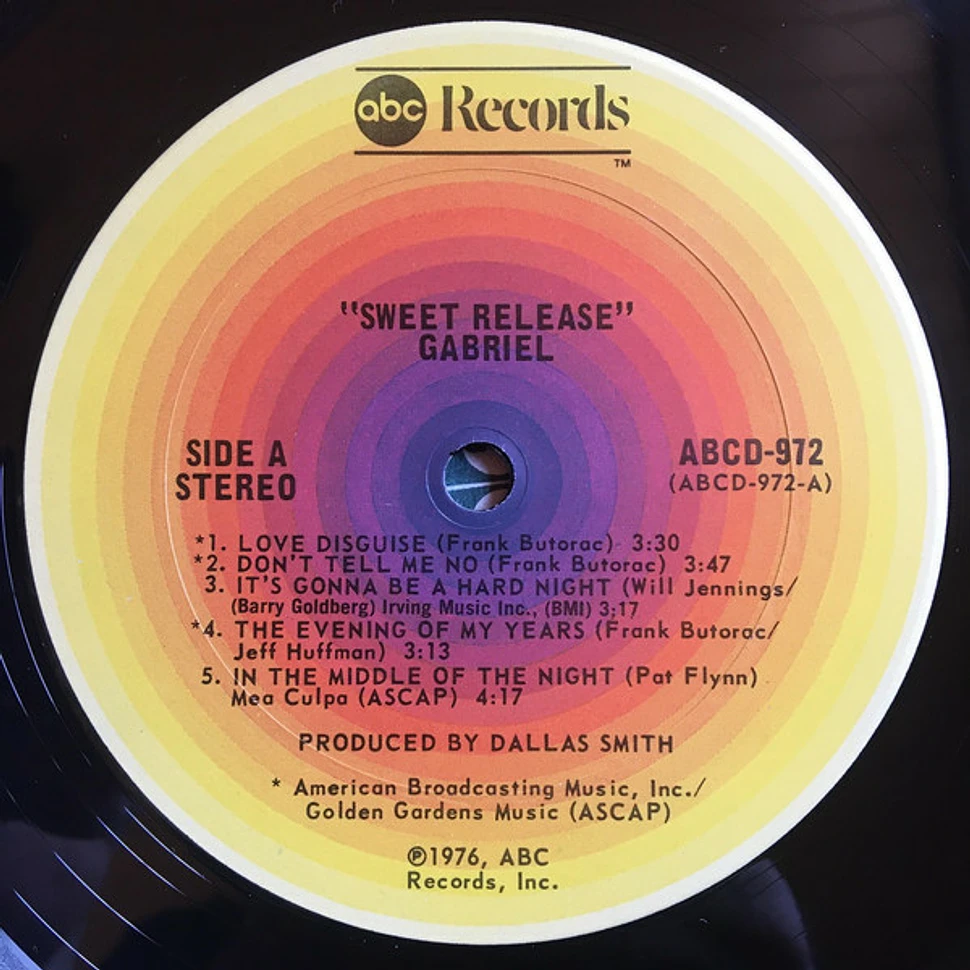 Gabriel - Sweet Release