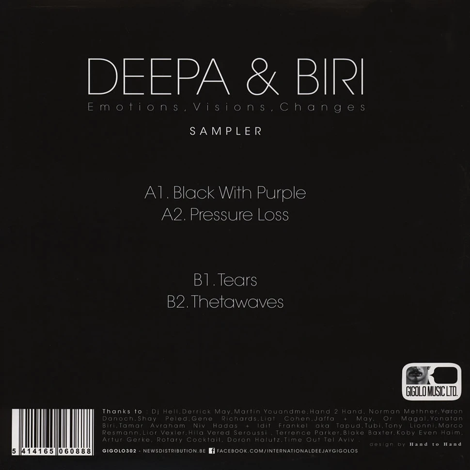 Deepa & Biri - Emotions, Visions, Changes