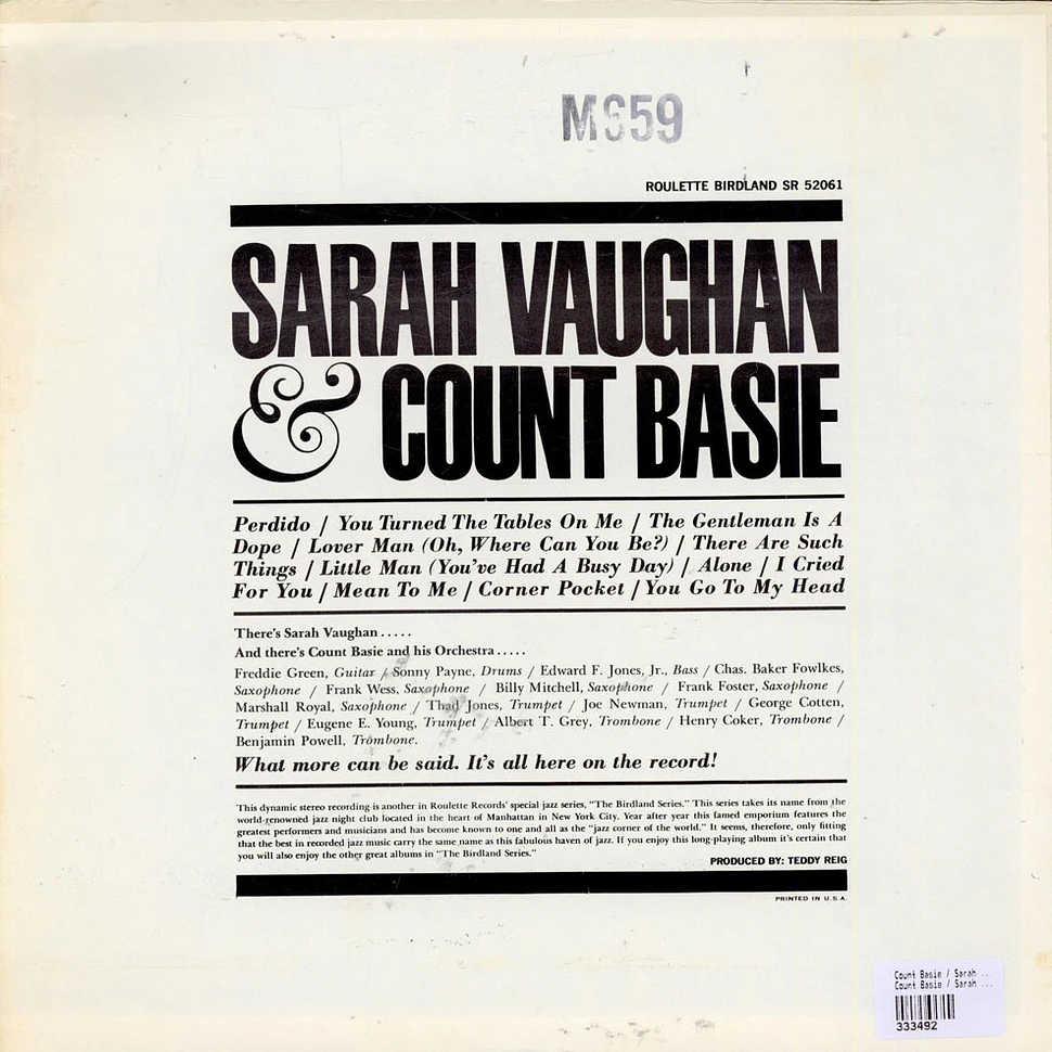 Count Basie / Sarah Vaughan - Count Basie / Sarah Vaughan